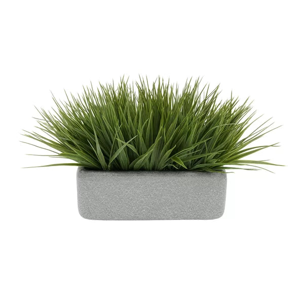 Artificial Onion Grass in Planter 10 x 17 x 10