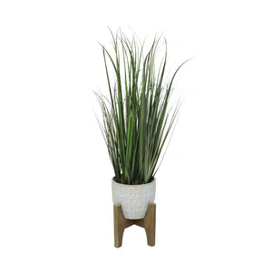 Artificial Onion Grass in Pot MRM3894