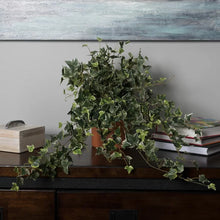 Load image into Gallery viewer, Artificial Variegated Mini Hanging Bush Ivy Plant (SET OF 2)

