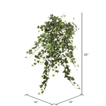 Load image into Gallery viewer, Artificial Variegated Mini Hanging Bush Ivy Plant (SET OF 2)
