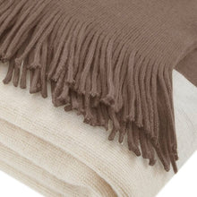 Load image into Gallery viewer, 50&#39;&#39; W x 60&#39;&#39; L Taupe Arturo Throw
