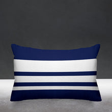 Load image into Gallery viewer, Navy Blue Arundel Throw Pillow (Set of 2)
