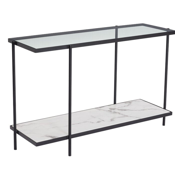 Asha Console Table Black AS IS