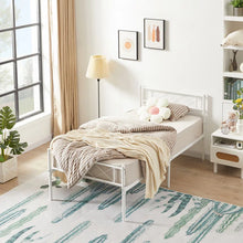 Load image into Gallery viewer, Ashbaugh 35&#39;&#39; Steel Bed Frame, Twin
