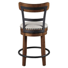 Load image into Gallery viewer, Nailhead Trim Detail UPH Swivel Barstool

