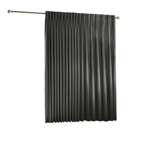 Dark Gray Patio Blackout Rod Pocket Panel (One Panel - 84" x 100") #9719