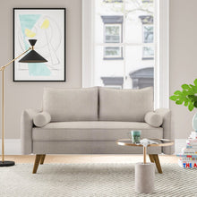 Load image into Gallery viewer, Asti 60&quot; Square Arm Loveseat 1600AH (2 boxes)
