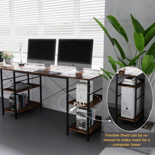 Load image into Gallery viewer, Rustic Brown Athey Reversible L-Shape Desk 421AH
