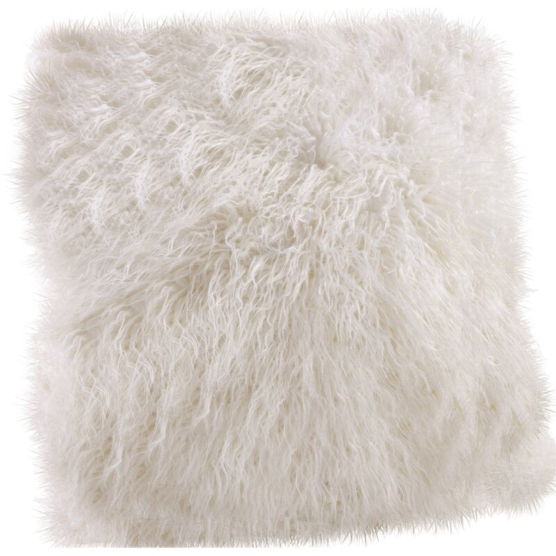 Atley Faux Fur Throw Pillow SB1896
