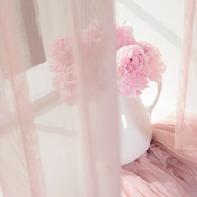 Load image into Gallery viewer, Attell Solid Sheer Grommet Curtain Panels (Set of 2)
