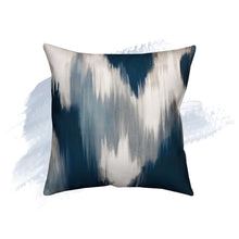 Load image into Gallery viewer, 16&quot; x 16&quot; Blue Auberon Square Pillow Cover &amp; Insert (Set of 2) MRM3067
