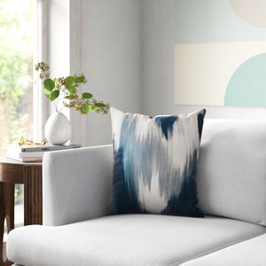 16" x 16" Blue Auberon Square Pillow Cover & Insert (Set of 2) MRM3067