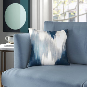 16" x 16" Blue Auberon Square Pillow Cover & Insert (Set of 2) MRM3067