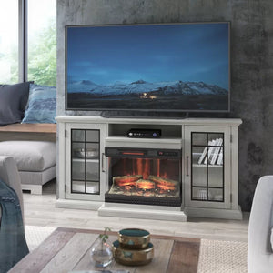 Aubriella TV Stand for TVs up to 65" with Fireplace Included