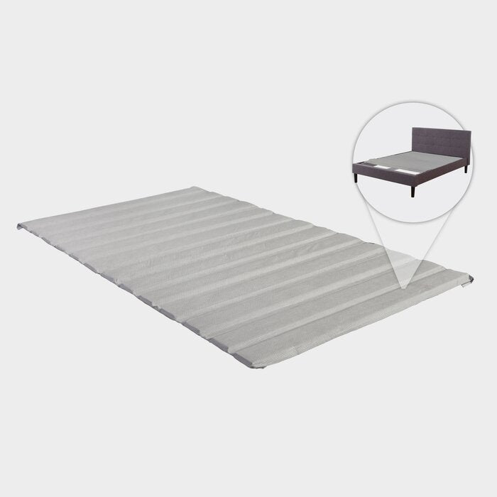 Audra Folding Wood Bunkie Board, Color: Gray, #6376