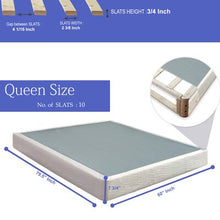 Load image into Gallery viewer, Queen Audra Standard Profile 7.75&quot; Wood Box Spring - 683CE
