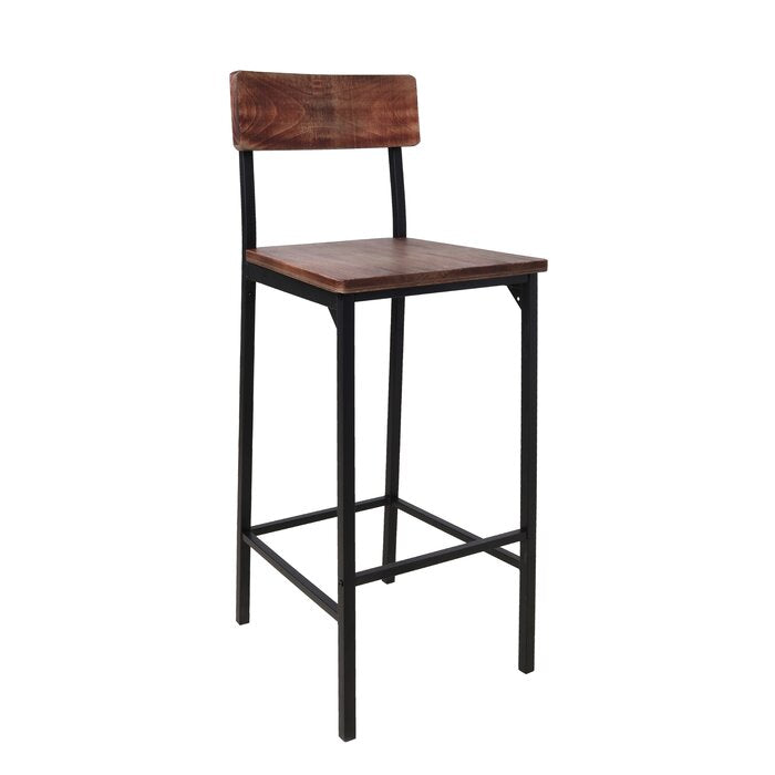 Set of Two Rustic Bar Stools #9630