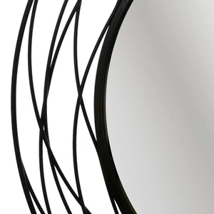 Black Augustus Swirl Accent Mirror
