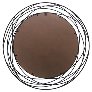 Black Augustus Swirl Accent Mirror