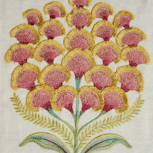 Brown/Neutral Aurelia Embroidery Fabric GL916
