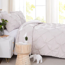 Load image into Gallery viewer, Aurie Microfiber Reversible Duvet Cover Set twin, 2pc duvet set
