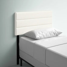 Load image into Gallery viewer, Queen Pearl Austwell Upholstered Solid Wood Panel Headboard Queen
