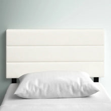 Load image into Gallery viewer, Queen Pearl Austwell Upholstered Solid Wood Panel Headboard Queen
