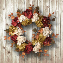 Load image into Gallery viewer, Autumn Harvest 24&quot; Polyester Wreath
