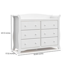 Load image into Gallery viewer, Avalon 6 Drawer Double Dresser
