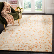 Load image into Gallery viewer, Avayah Floral Handmade Tufted Wool Beige/Orange Area Rug 6160RR
