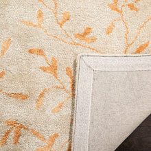 Load image into Gallery viewer, Avayah Floral Handmade Tufted Wool Beige/Orange Area Rug 6160RR
