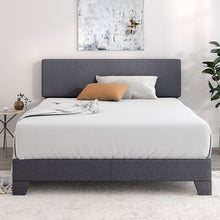 Load image into Gallery viewer, Avel Simple Rectangular Upholstered Platform bed Full
