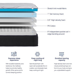 10" Twin Medium Hybrid Mattress