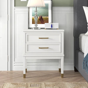 Averie 28'' Tall 1 - Drawer Nightstand in Gray
