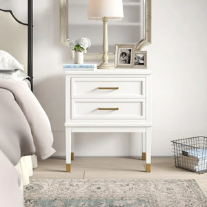 Averie 28'' Tall 1 - Drawer Nightstand in Gray