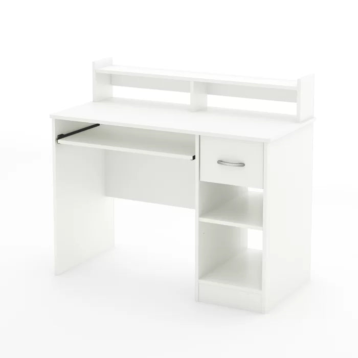 Axess Desk with Hutch, 37.62'' H x 41'' W x 19'' D