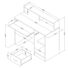Load image into Gallery viewer, Axess Desk with Hutch MRM1081
