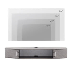 Axten Floating TV Stand for TVs up to 65"