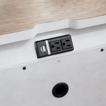 Load image into Gallery viewer, Ayden 30&#39;&#39; Tall 3 Drawer Nightstand in Antique White/Chestnut
