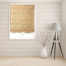 Load image into Gallery viewer, Aymeric Semi-Sheer Turtle Brown Roman Shade  (Set of 2) 502CDR
