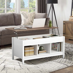 Azarias Solid Wood Lift Top Extendable Coffee Table with Storage 6705RR