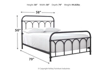 Load image into Gallery viewer, Nashburg Full Metal Bed full
