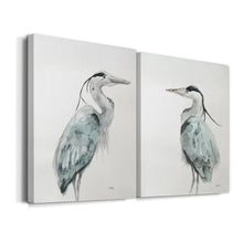 Load image into Gallery viewer, 32&quot; H x 48&quot; W x 1&quot; D BLUE HERON I - 2 Piece Wrapped Canvas Print
