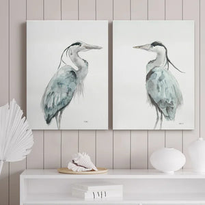 32" H x 48" W x 1" D BLUE HERON I - 2 Piece Wrapped Canvas Print