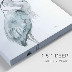 32" H x 48" W x 1" D BLUE HERON I - 2 Piece Wrapped Canvas Print