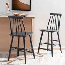Load image into Gallery viewer, Safavieh Beaufort Set of 2 Gray Counter Bar Stool - 546CE
