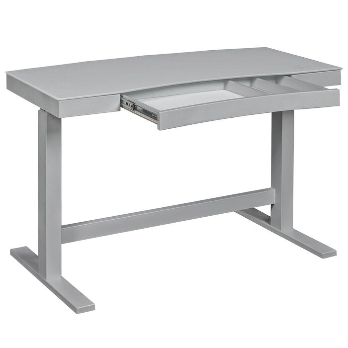 White Babin Height Adjustable Standing Desk AP351