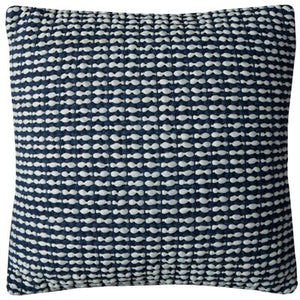Babineaux Square Pillow Cover - Navy - *AS IS* - 411DC