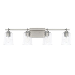 Babson 4 - Light Dimmable Brushed Nickel Vanity Light CG250