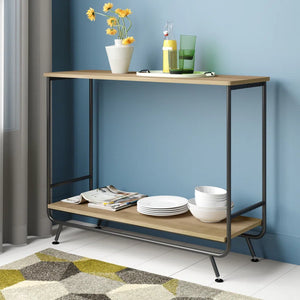 Backman Industrial Console Table